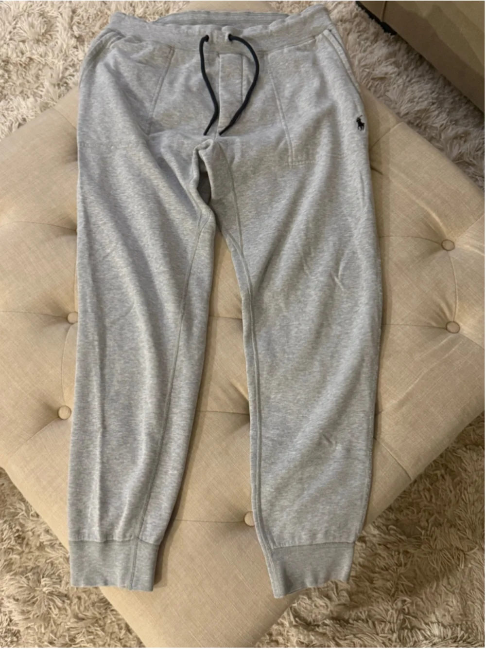 Men's Polo Ralph Lauren Performance Joggers Size L Grey Black